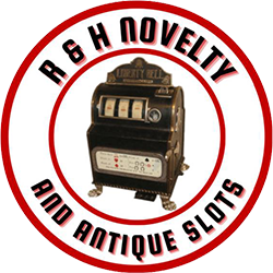 Logo for R & H antique slot exchange